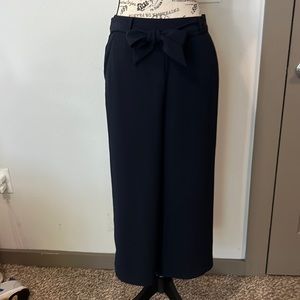 HOBBS LONDON kulak navy cropped pants